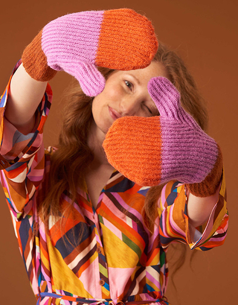 □お取り寄せ□【F23WAC9000】ニットミトン Abalony Knitted mittens